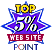 Point Top 5% of All Web Sites